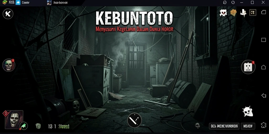 Tangkapan layar menampilkan momen mencekam di KEBUNTOTO.