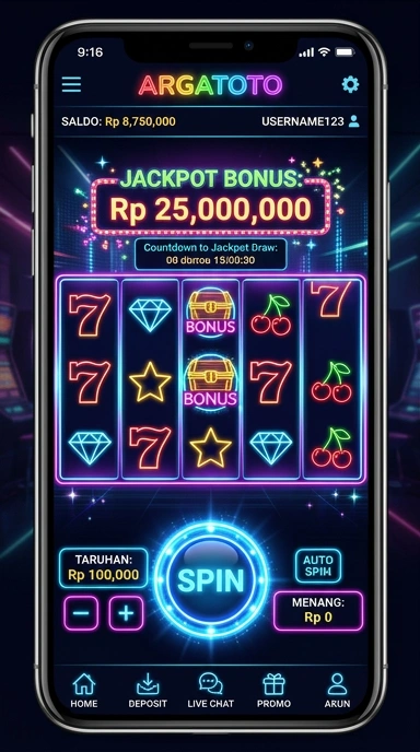 Screeshot dari proses instalasi aplikasi argatoto di perangkat Anda.
